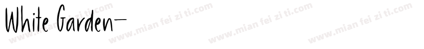 White Garden字体转换